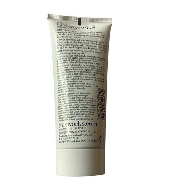 this works Deep Sleep Overnight Cleanser Brightening Oat Amino Hyaluronic 3.3 Oz - Picture 2 of 5
